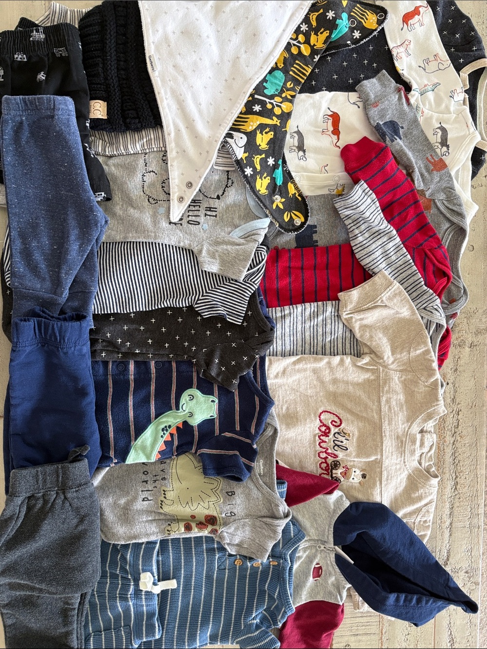 Carter’s 21 Piece 0-3 Month Baby Boy Capsule Wardrobe Bundle